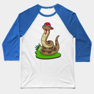 Snake Cap Baseball T-Shirt